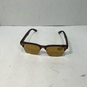 Aldo Brown Sunglasses with Gold Lenses